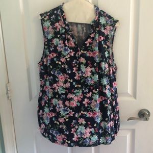 Talbots Floral Top